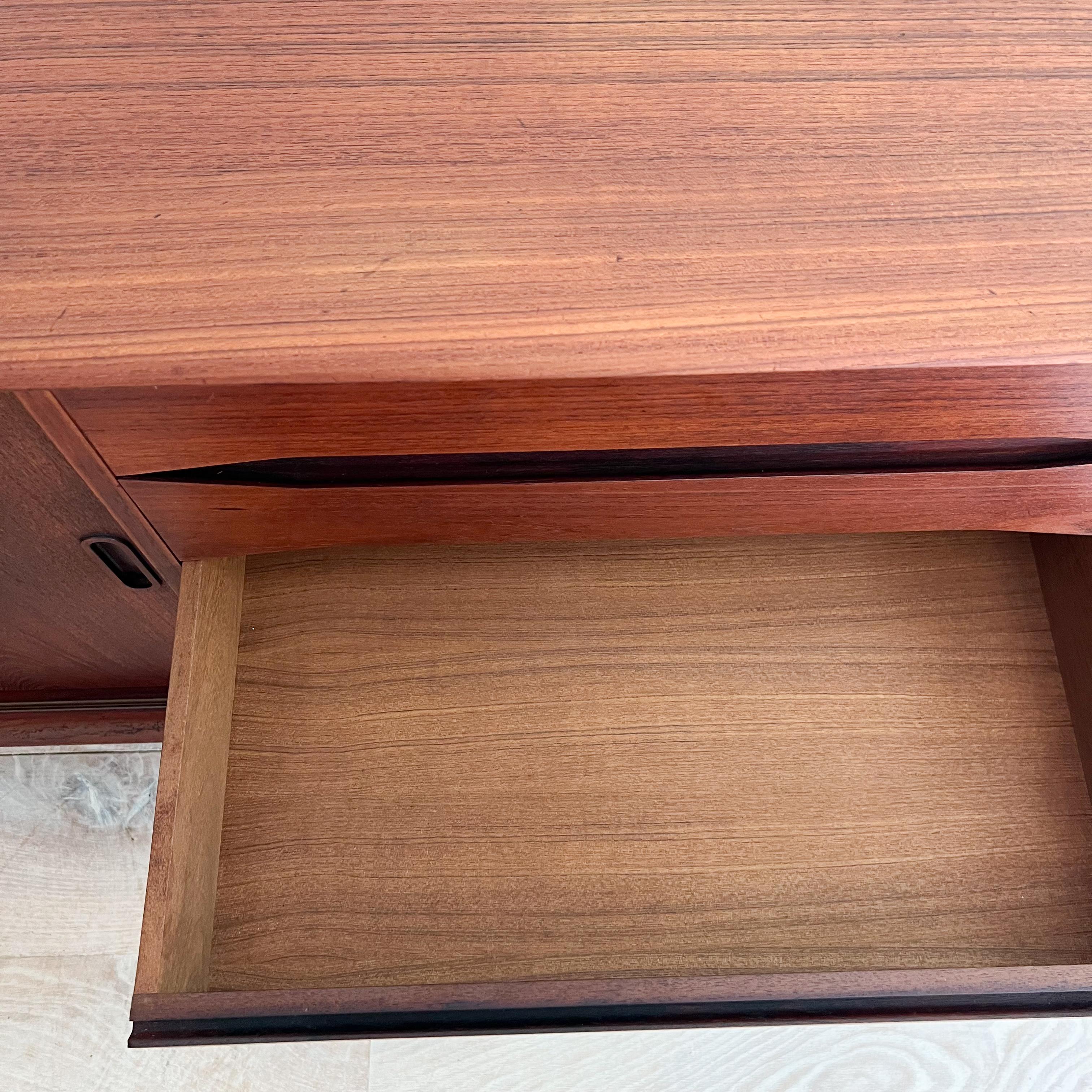 Rare Danish Solid Teak Credenza/Sideboard by Johannes Aasbjerg 3