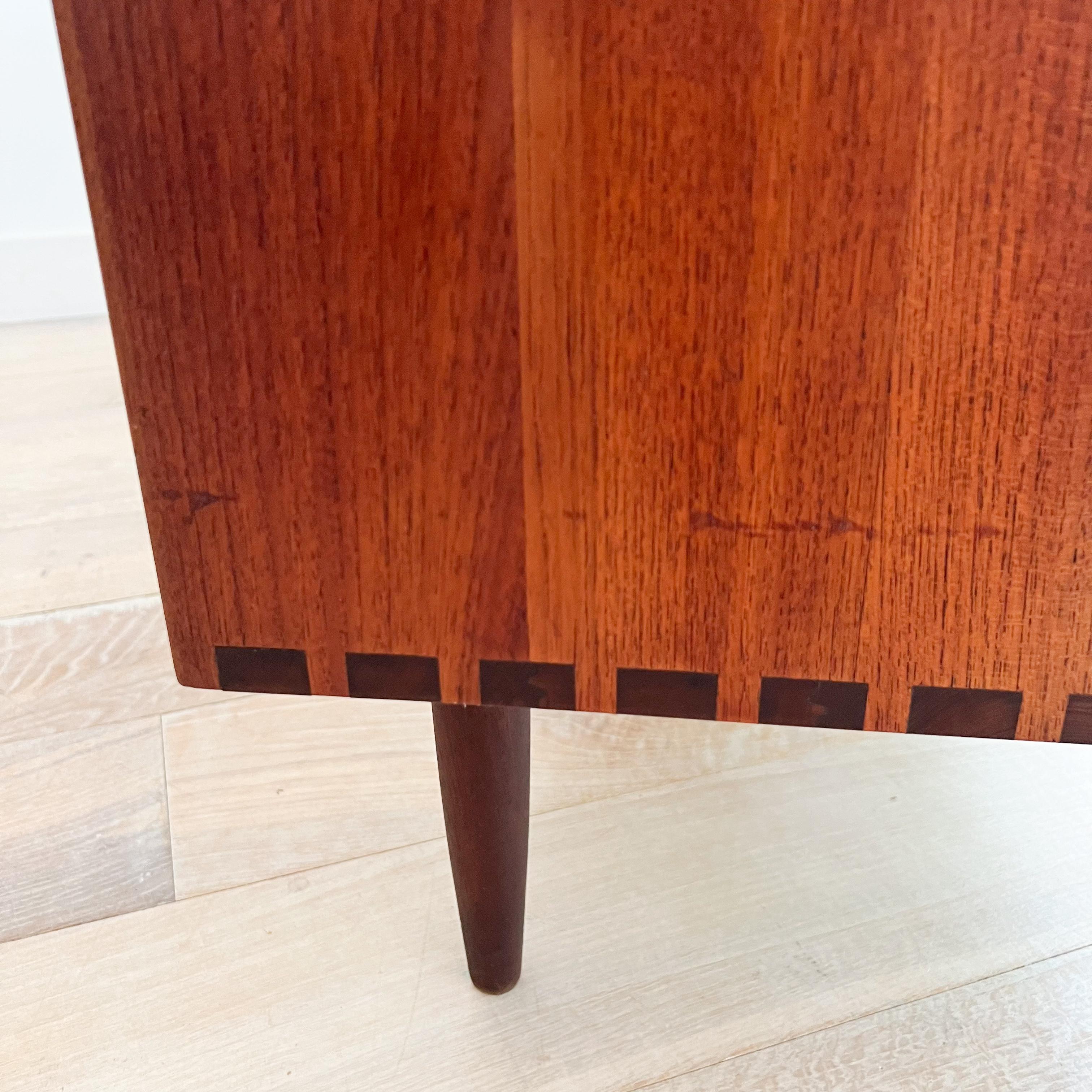 Rare Danish Solid Teak Credenza/Sideboard by Johannes Aasbjerg 4