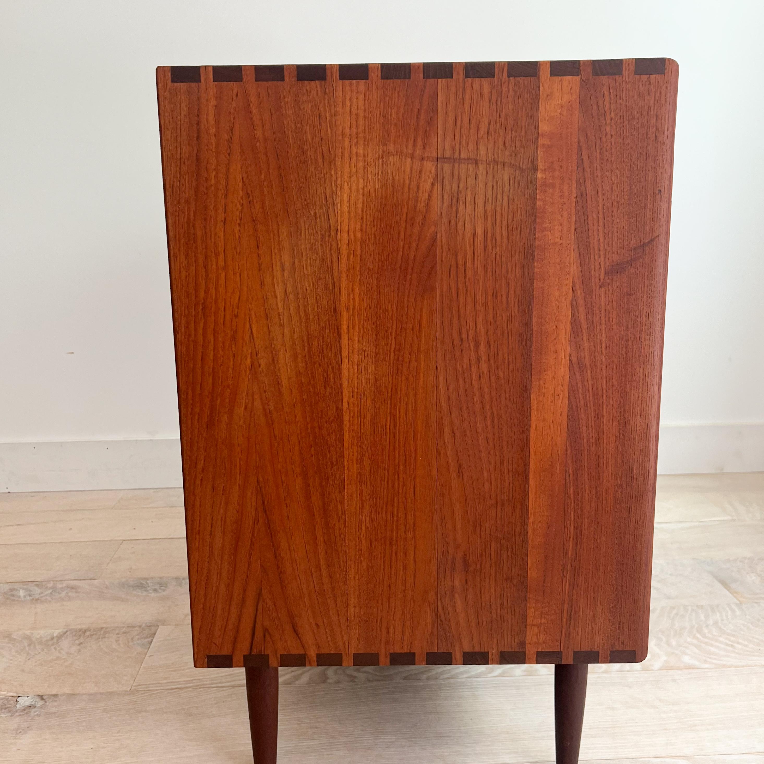 Rare Danish Solid Teak Dresser by Johannes Aasbjerg (B) 9