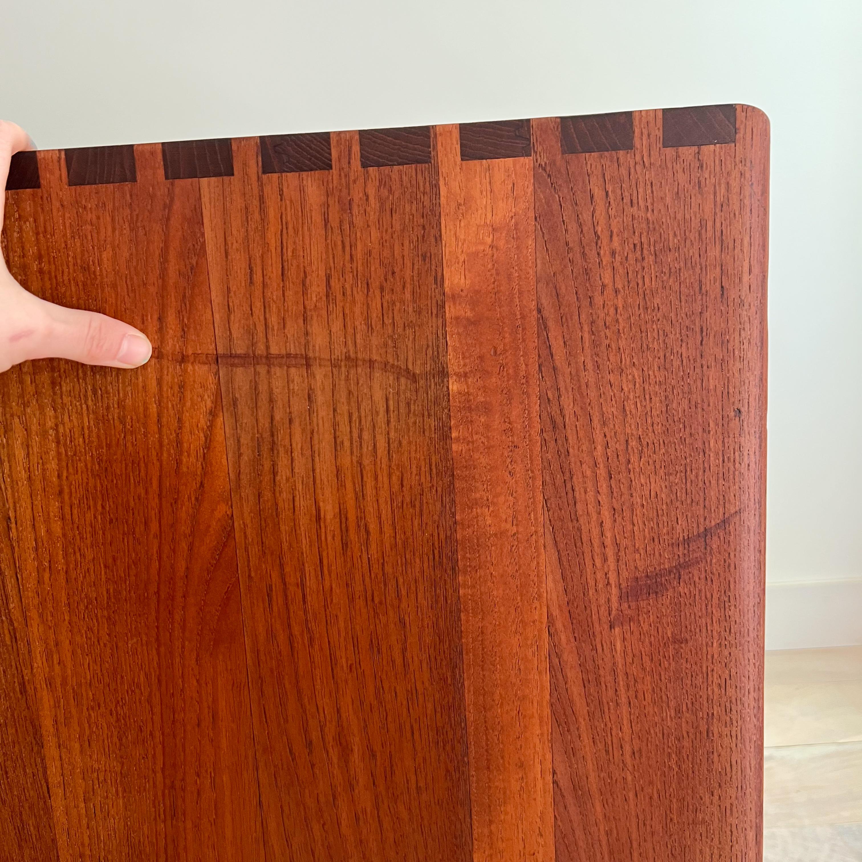 Rare Danish Solid Teak Dresser by Johannes Aasbjerg (B) 10