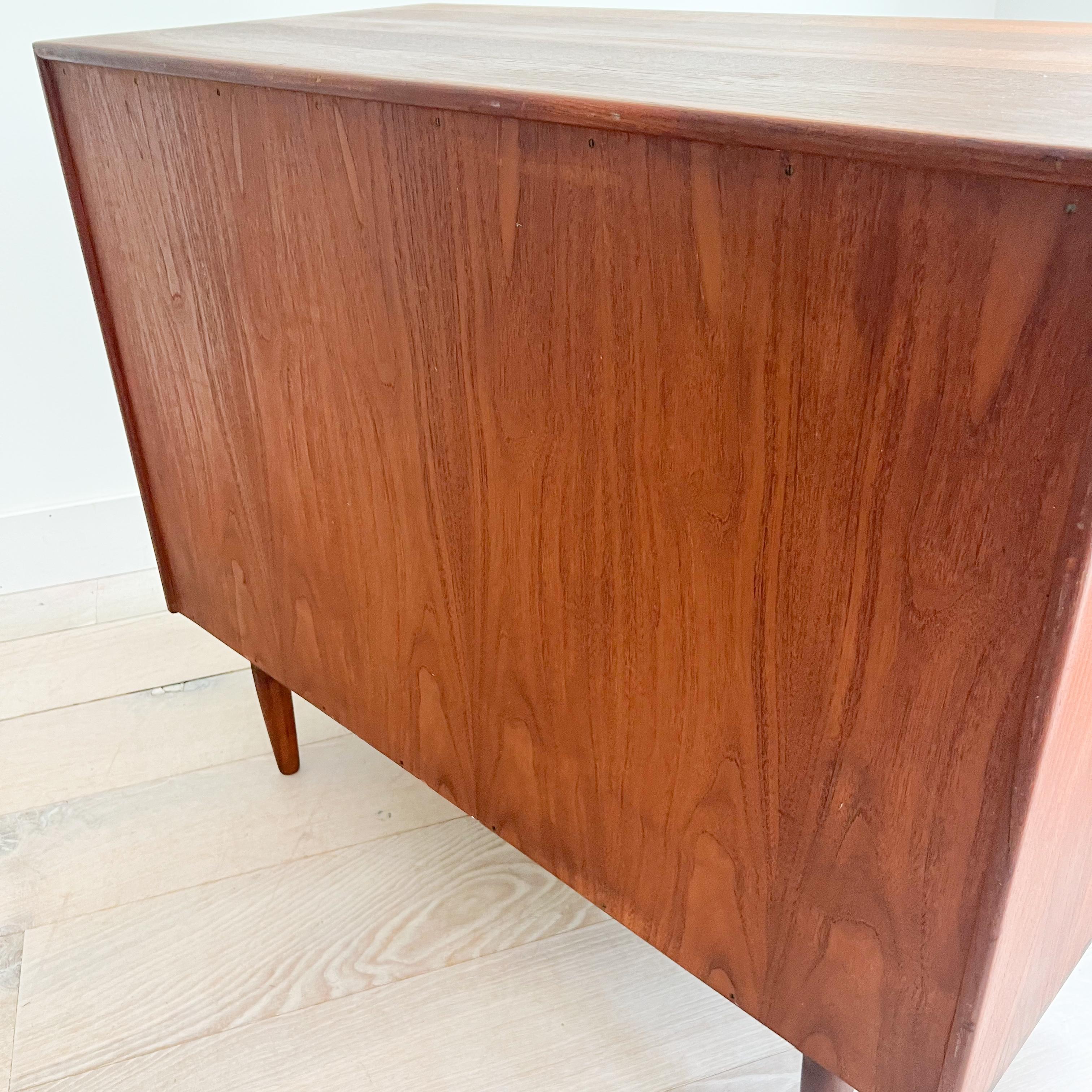 Rare Danish Solid Teak Dresser by Johannes Aasbjerg (B) 12