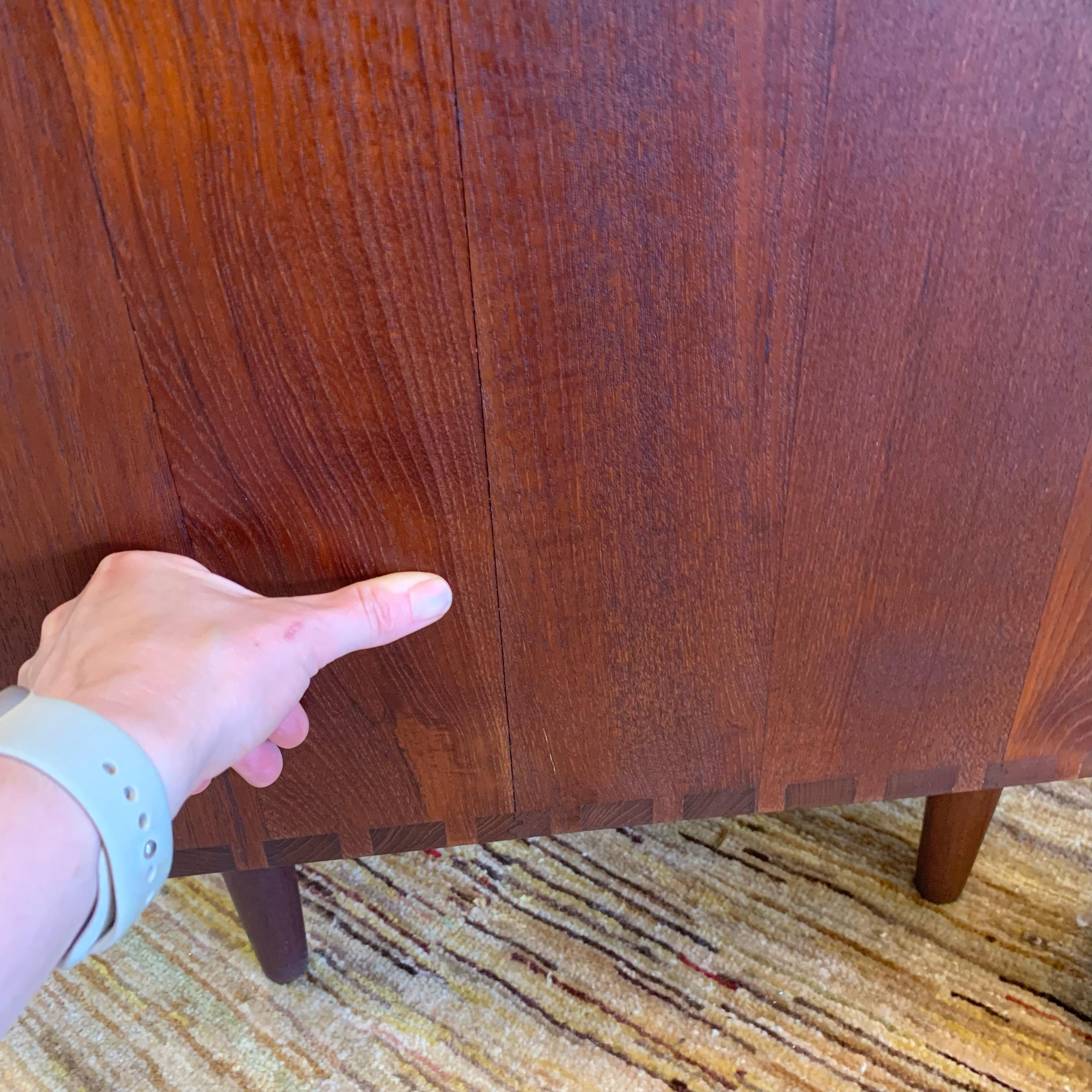 Rare Danish Solid Teak Dresser by Johannes Aasbjerg (B) 14