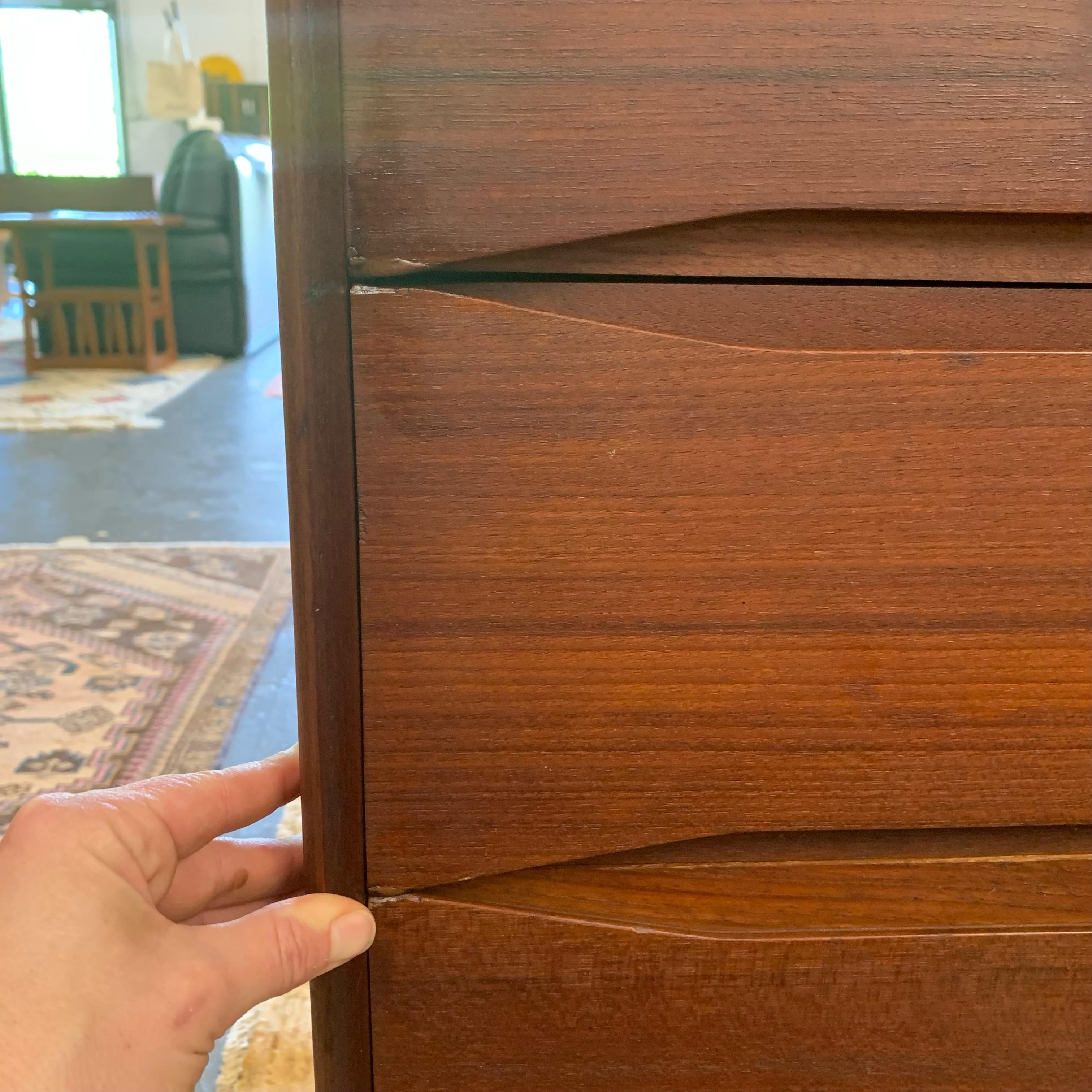 Rare Danish Solid Teak Dresser by Johannes Aasbjerg (B) 15