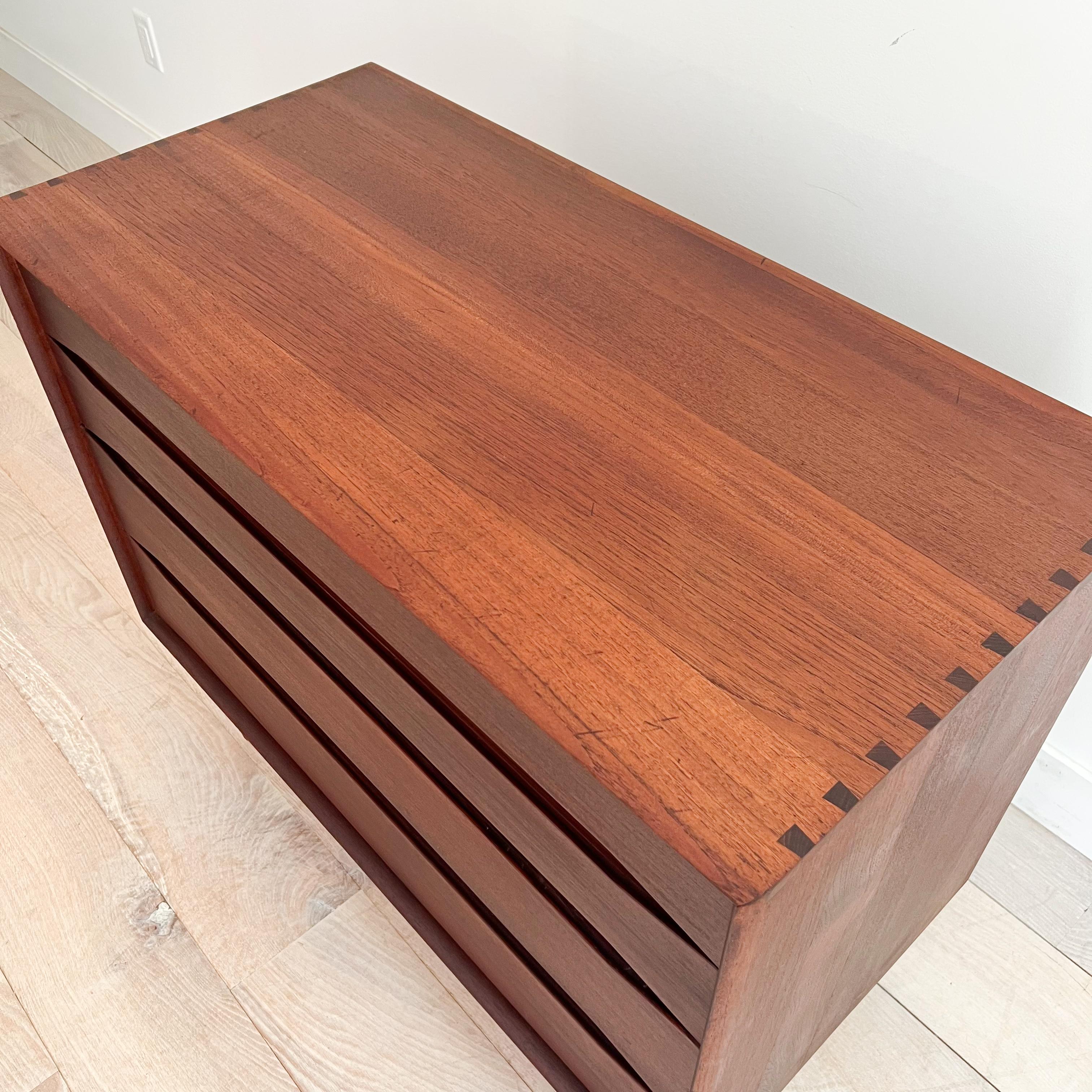 Rare Danish Solid Teak Dresser by Johannes Aasbjerg (B) 1
