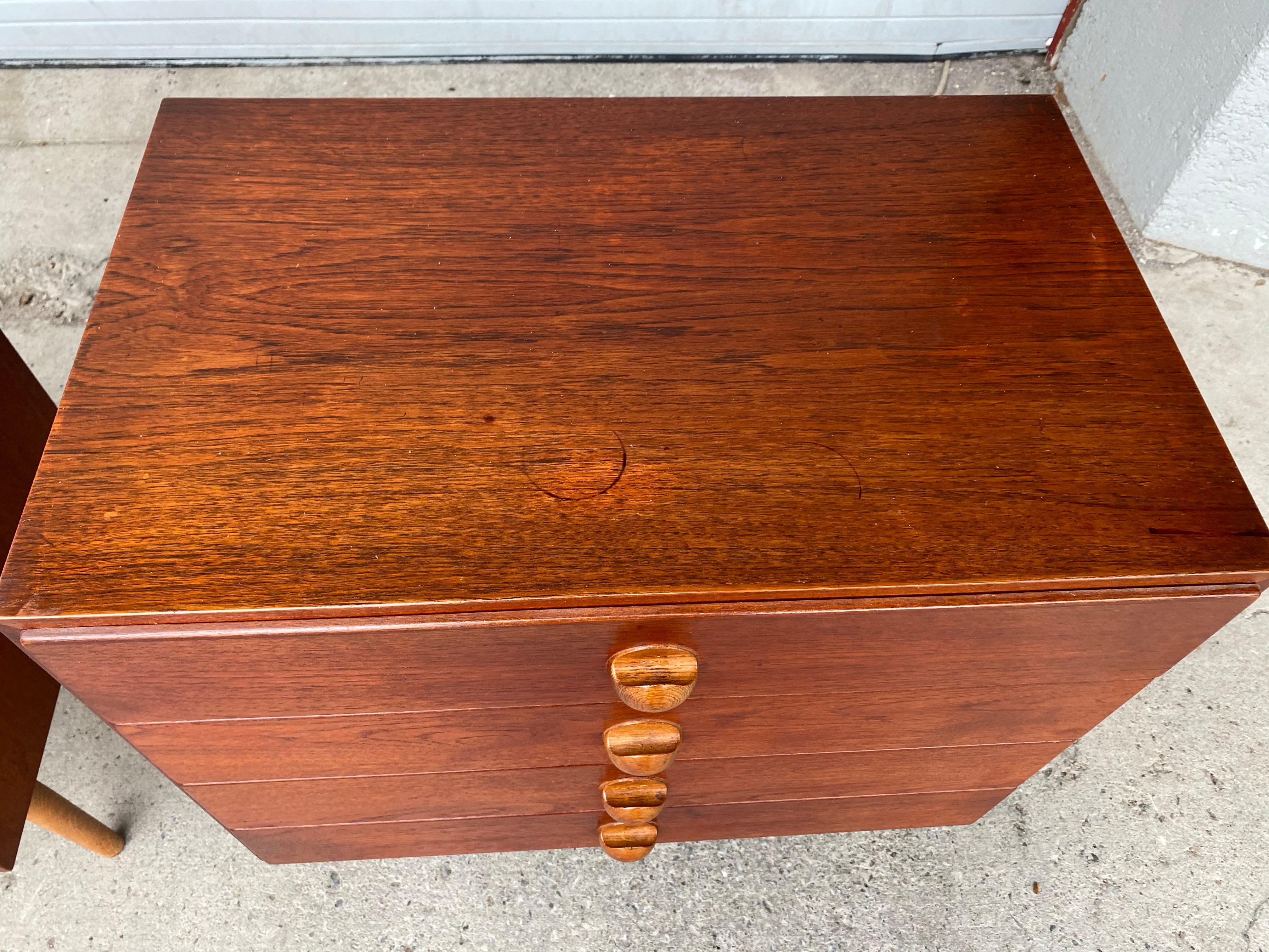 Rare Danish Teak Chest and Cabinet by Vilhelm Wohlert, Naestved Furniture, 1958 1