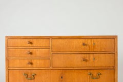 Rare Danish Teak Chest of Drawers by Egon Bro for Snedkermester K. Thomsen. 1944
