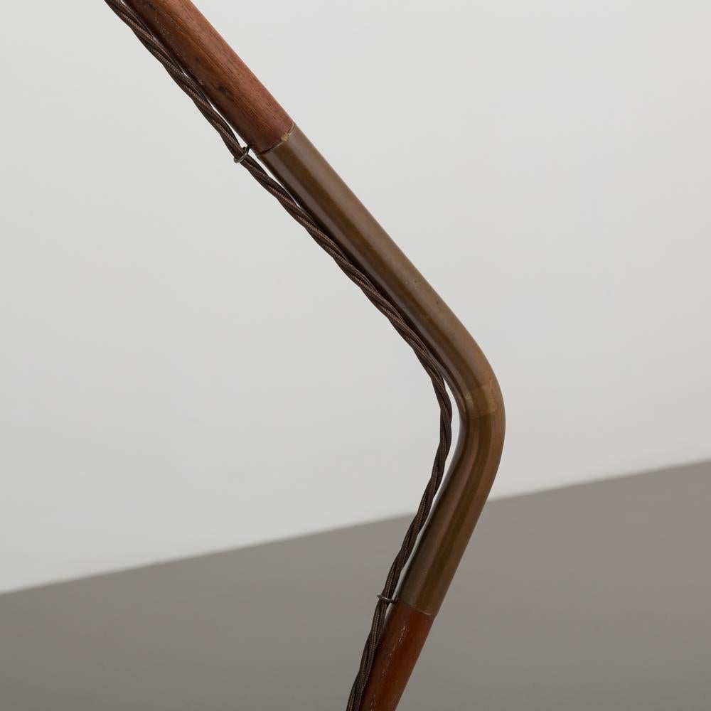 Rare Danish Teak Floor Lamp Designed for Fog and Mørup, circa 1955-1965 In Good Condition For Sale In London, GB