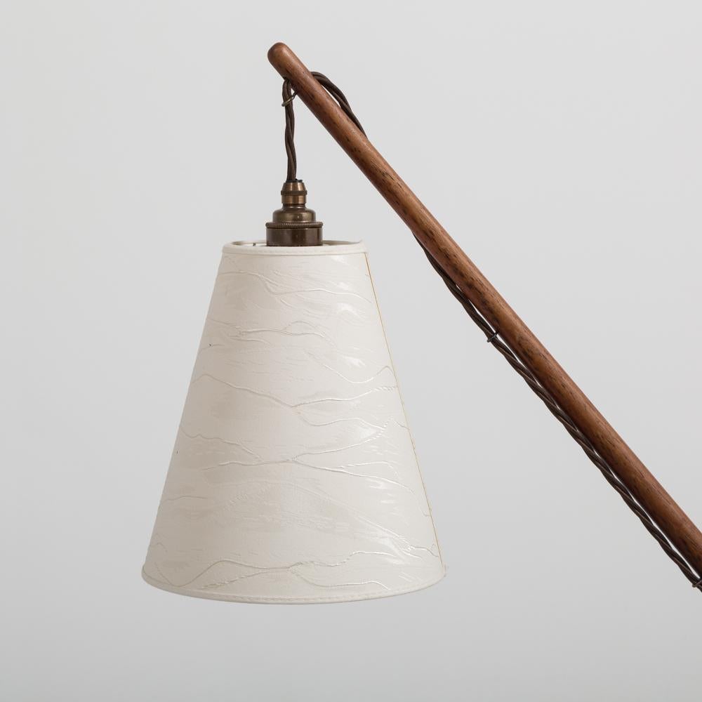 20th Century Rare Danish Teak Floor Lamp Designed for Fog and Mørup, circa 1955-1965 For Sale