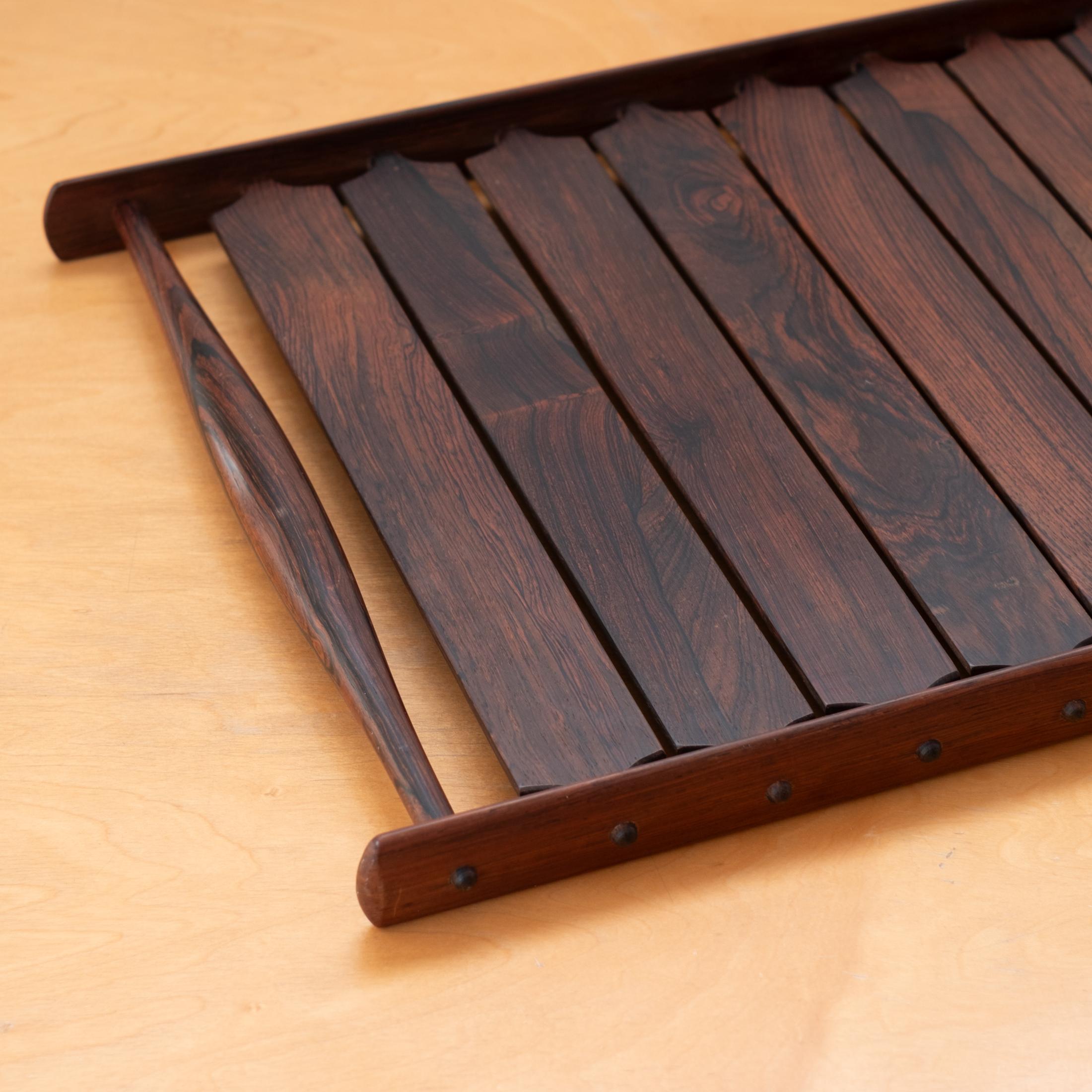 Rare Dansk Rare Woods Palisander Rosewood Tray by Jens Quistgaard 1