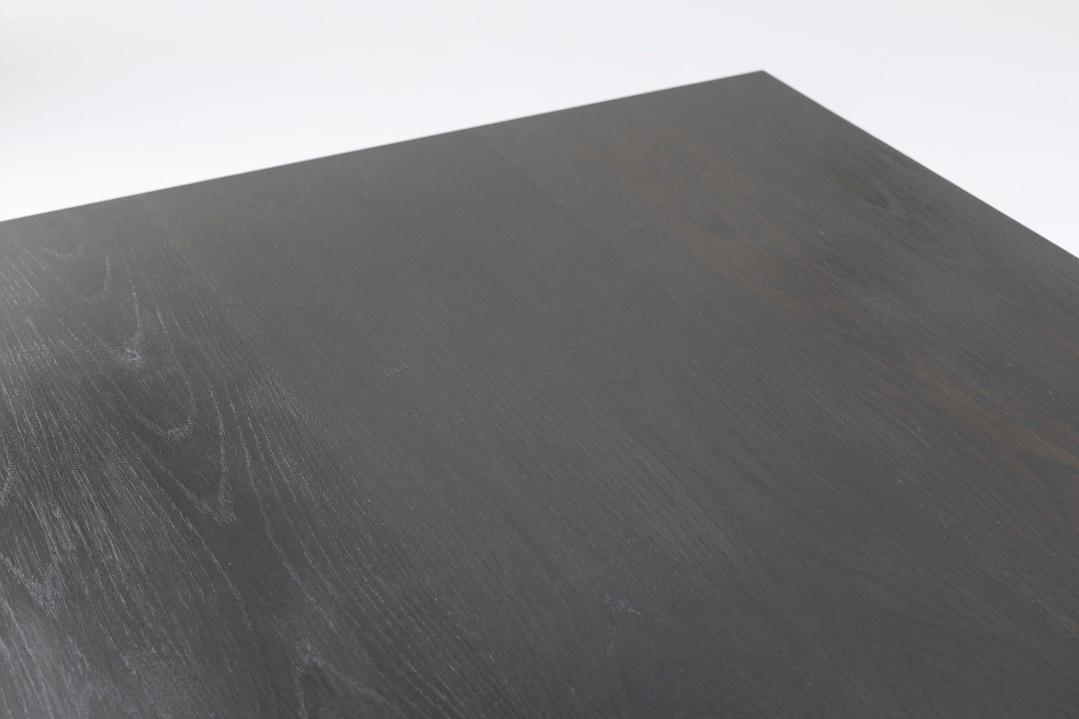 Rare dark stained oak dining table by Karl Andersson & Søn from Sweden, 1980s. For Sale 3