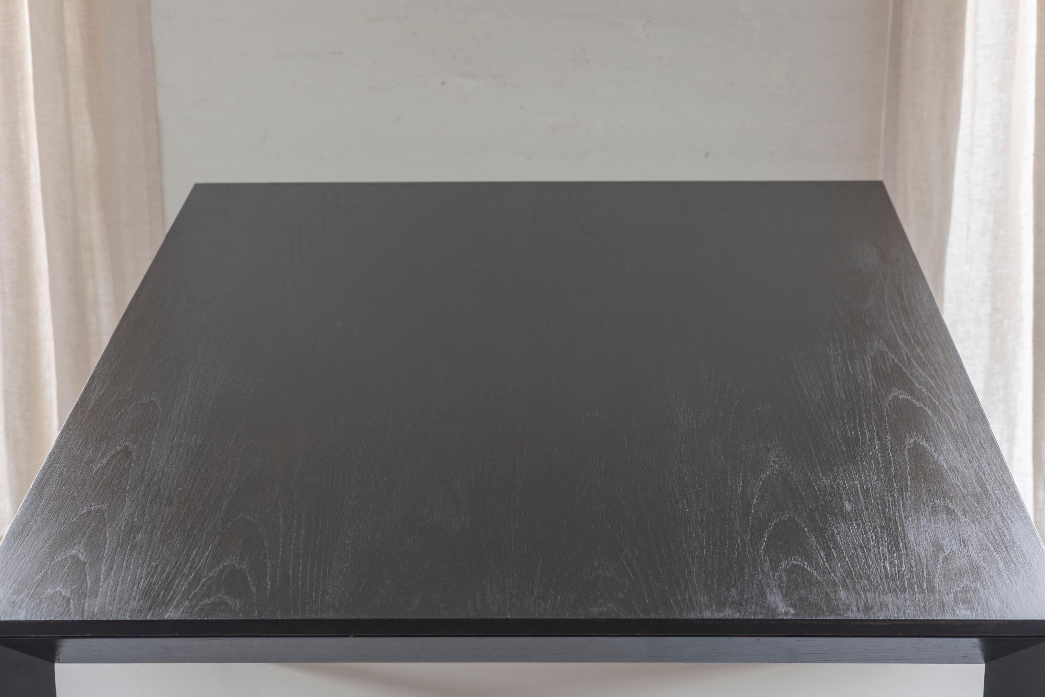 Rare dark stained oak dining table by Karl Andersson & Søn from Sweden, 1980s. For Sale 6