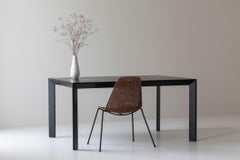 Rare dark stained oak dining table by Karl Andersson & Søn from Sweden, 1980s.