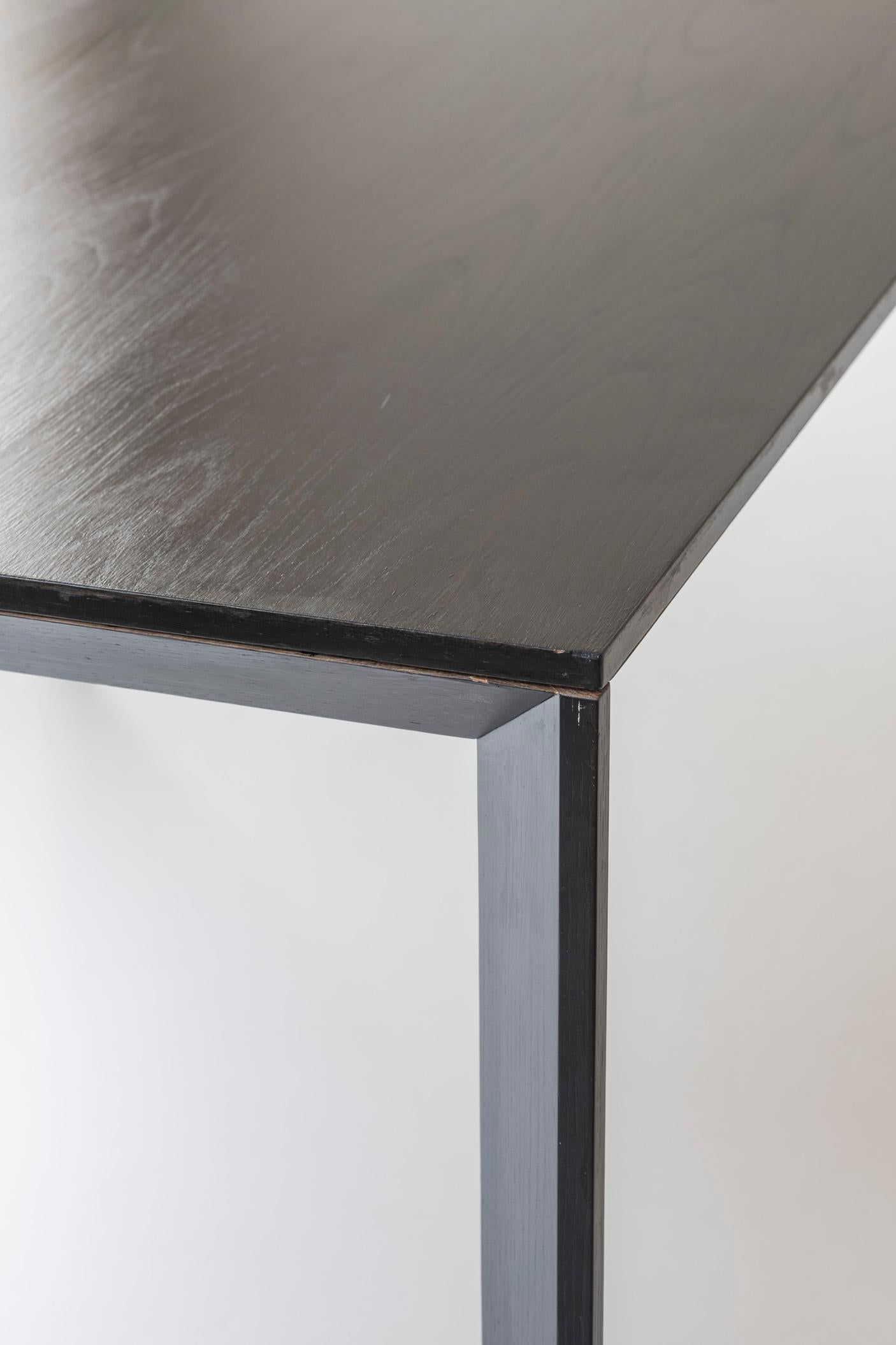Swedish Rare dark stained oak dining table by Karl Andersson & Søn from Sweden, 1980s. For Sale