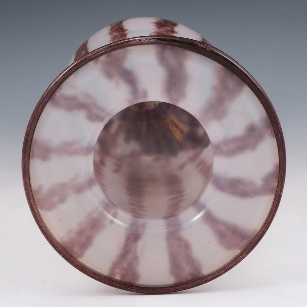 20th Century Rare Daum Intercalaire Design Vase, 1919-1923 For Sale