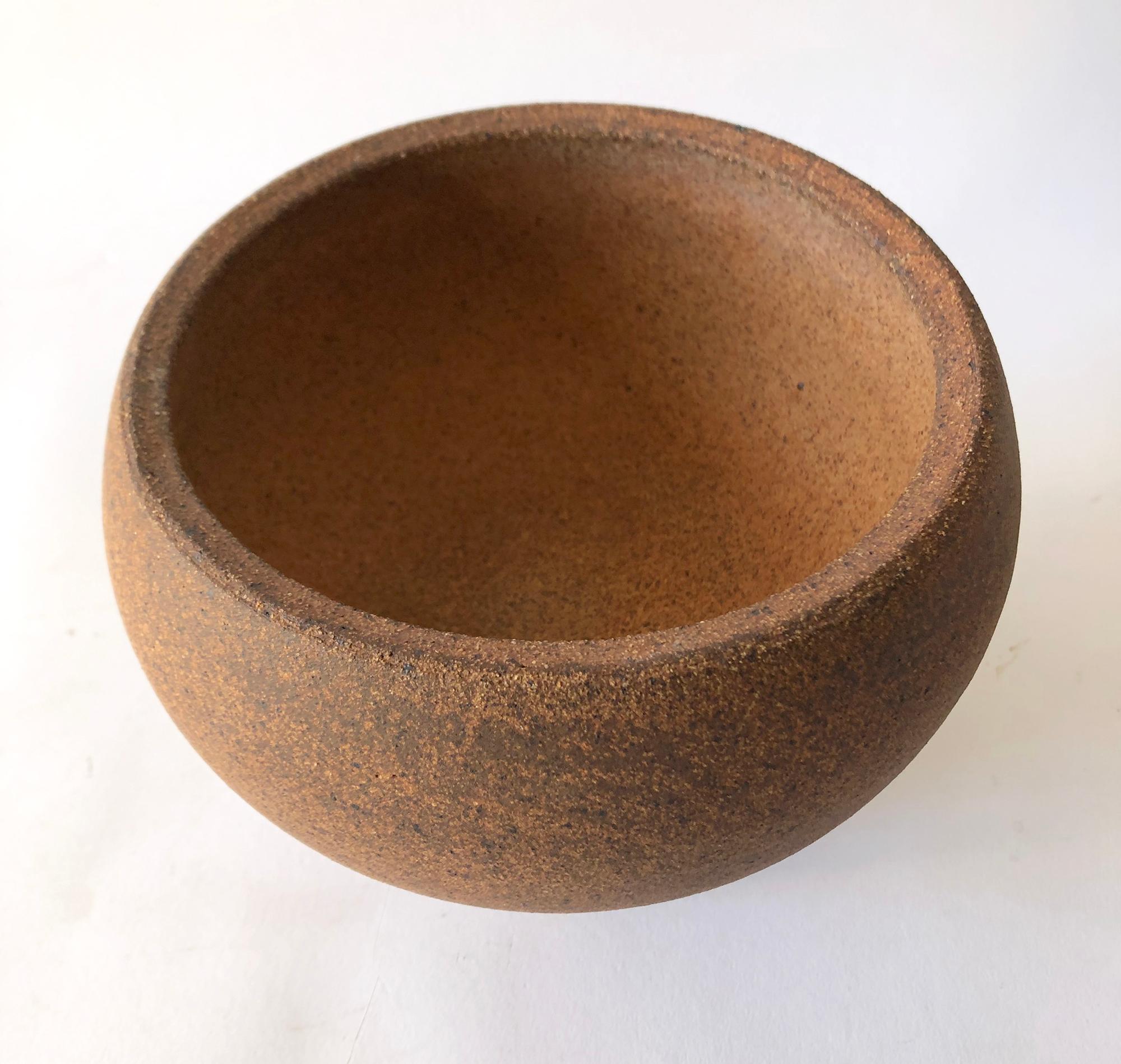 American Rare David Cressey Architectural Pottery Stoneware Walnut Pro Artisan Planter