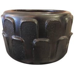Rare vase ou jardinière en grès David Cressey Pro Artisan