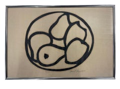 Rara stampa su legno David Hayes, Natura morta, firmata e numerata 1970