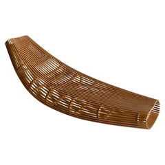 Chaise longue rare David Trubridge "Body Raft":: Nouvelle-Zélande:: 2000