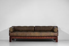 Rare Daybed Sofa from the 60's De Sede Style Leather