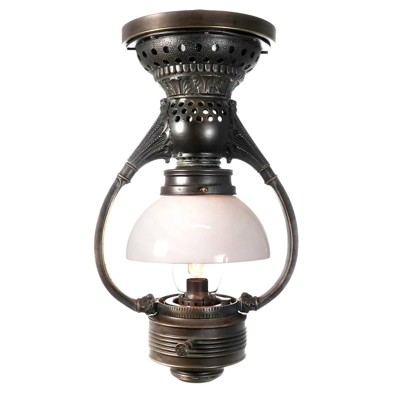 Rare Dayton Bow Arm Pullman Car Railroad Lamp