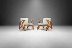 Rare De Coene Frères Lounge Chairs, Belgium, 1950s