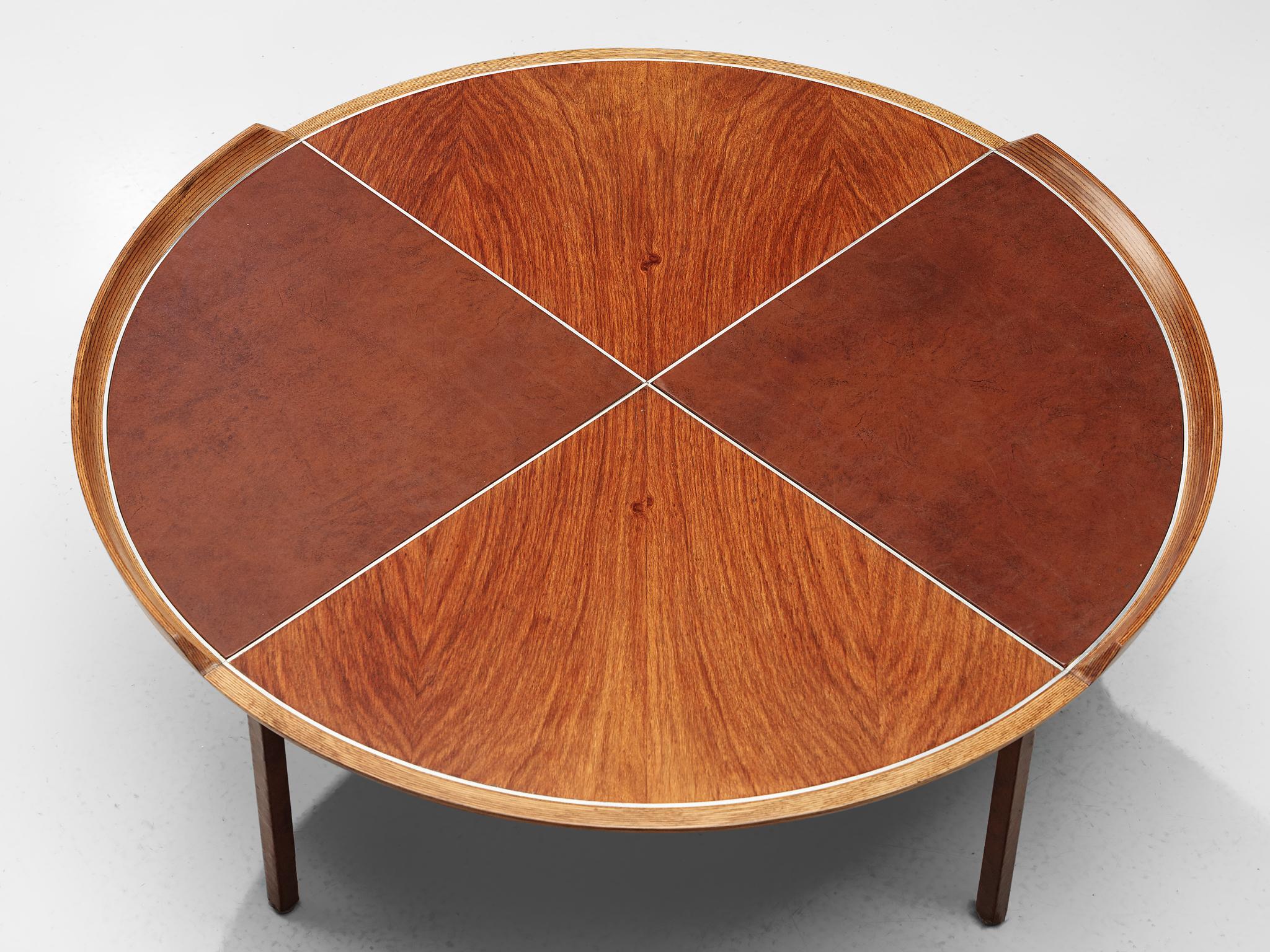 Mid-Century Modern Rare De Coene Mahogany Coffee Table