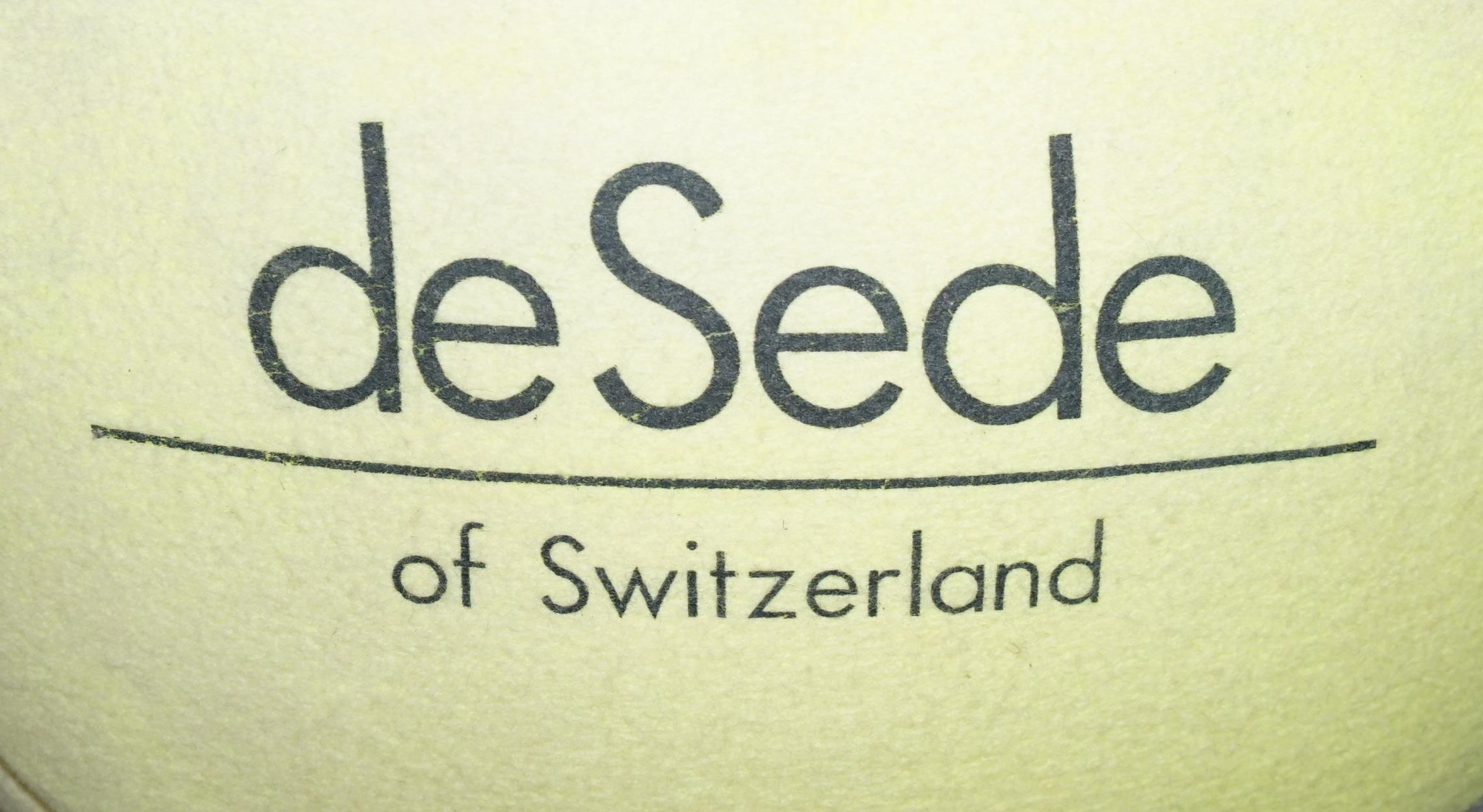 Hand-Crafted Rare De Sede 1985 Ds-9100/01 Tennis Ball Swivel Armchair from Wta Zurich Open
