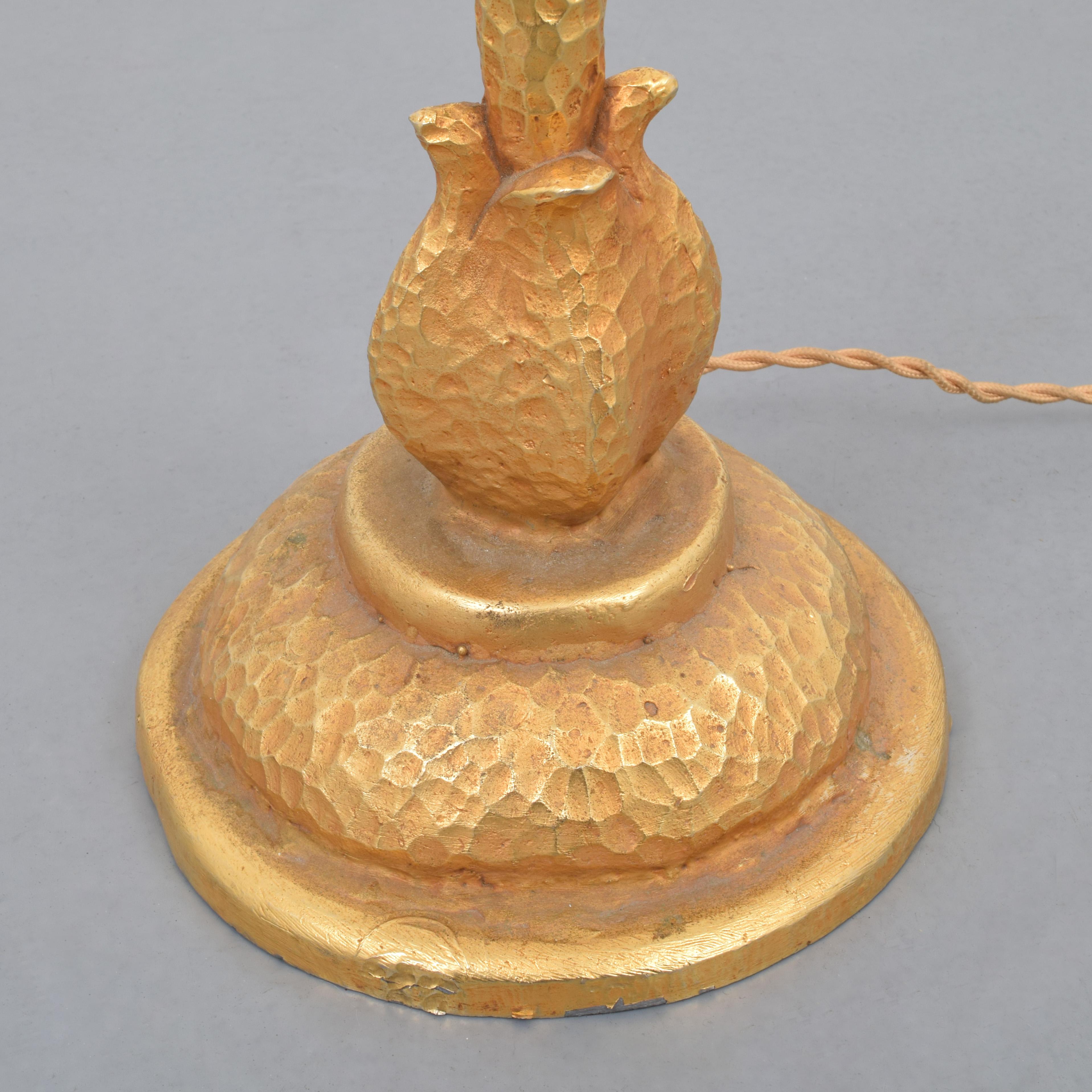 Rare De Wael for Fondica Gilt-Bronze Floor Lamp, Two Available For Sale 2