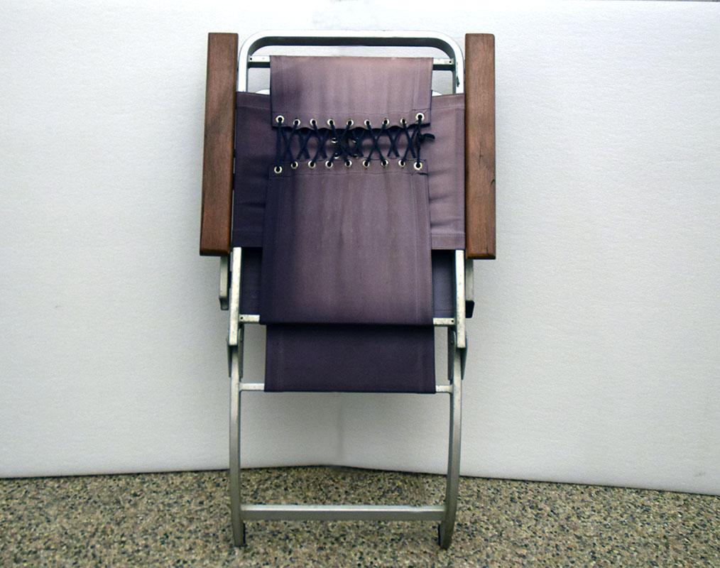 Rara tumbona del Transatlántico Michelangelo 1965 en venta 7