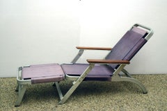 Rare deck chair from Transatlantico Michelangelo 1965