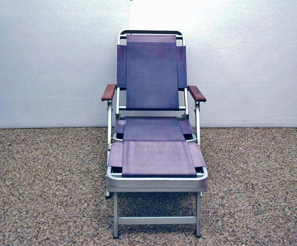 Rara tumbona del Transatlántico Michelangelo 1965 en venta 1