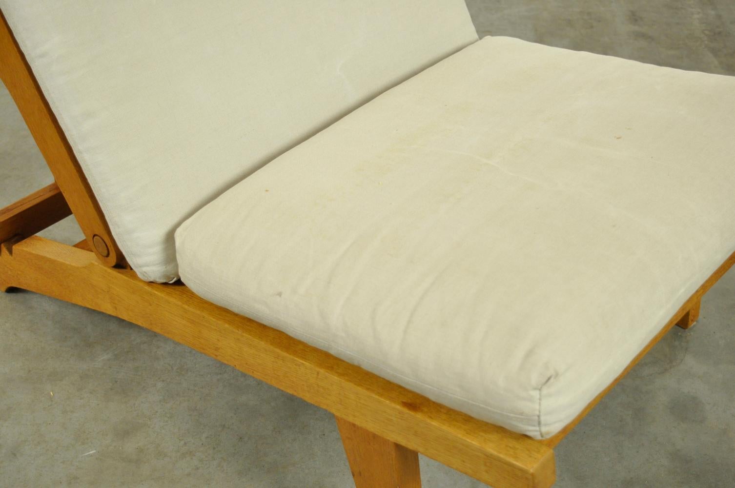 Rare deckchair / lounge chair AP71 by Hans Wegner for AP Stolen, Denmark, 1960s For Sale 3