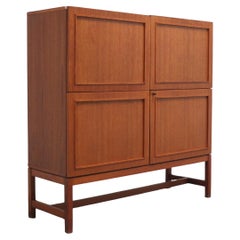 Seltener dekorativer Barschrank von Oswald Vermaercke für V-Form, 1966