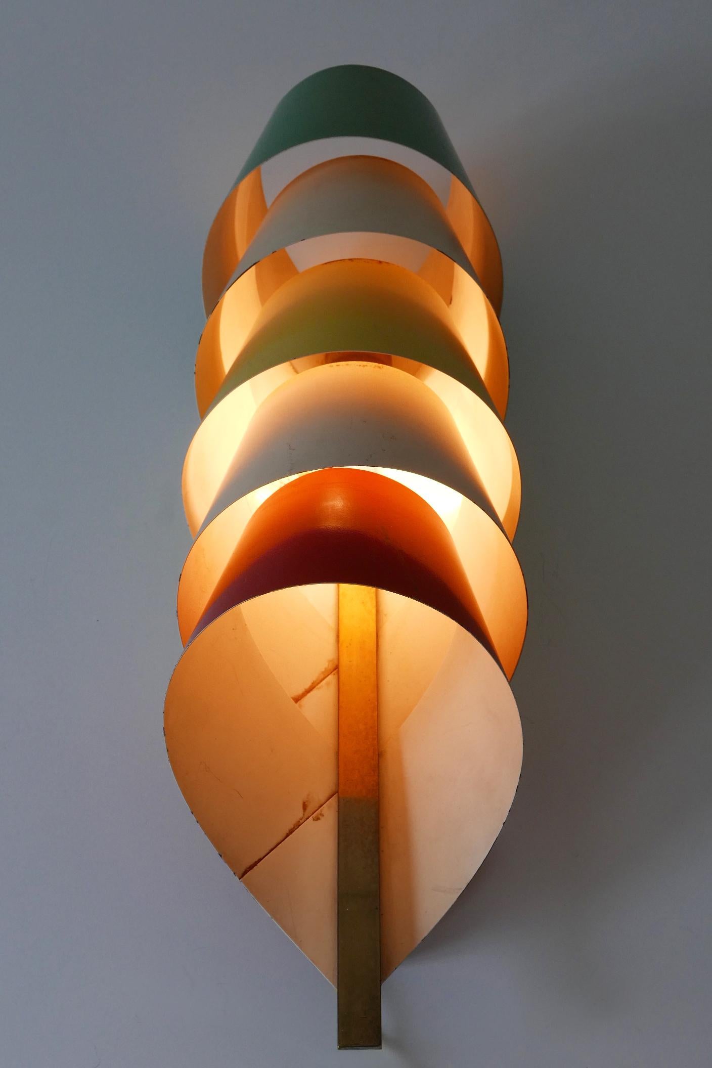 Rare & Decorative Mid-Century Modern Sconce or Wall Lamp Scandinavia 1950s For Sale 4