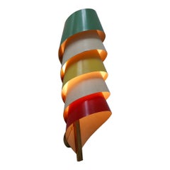 Seltene und dekorative Mid-Century Modern-Wandleuchte oder Wandleuchte Skandinavisch 1950er Jahre