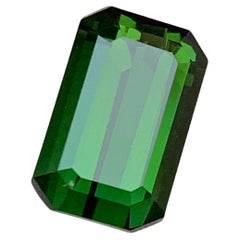 Tiefgrüner natürlicher Turmalin Ring Lose Edelstein, 3,50 Karat Smaragd-Schliff-Schmuck