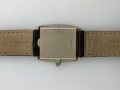 Rare DeLaneau High-Jewelry Diamond Tonneau Watch in 18k