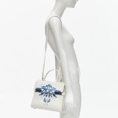 rare DELVAUX 2017 Limited Edition Tempete MM B Papillon lambskin leather bag