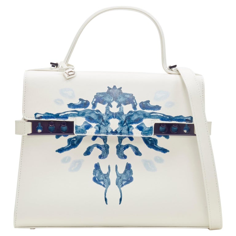Delvaux Brillant MM GHW Snow White Bicolor at 1stDibs