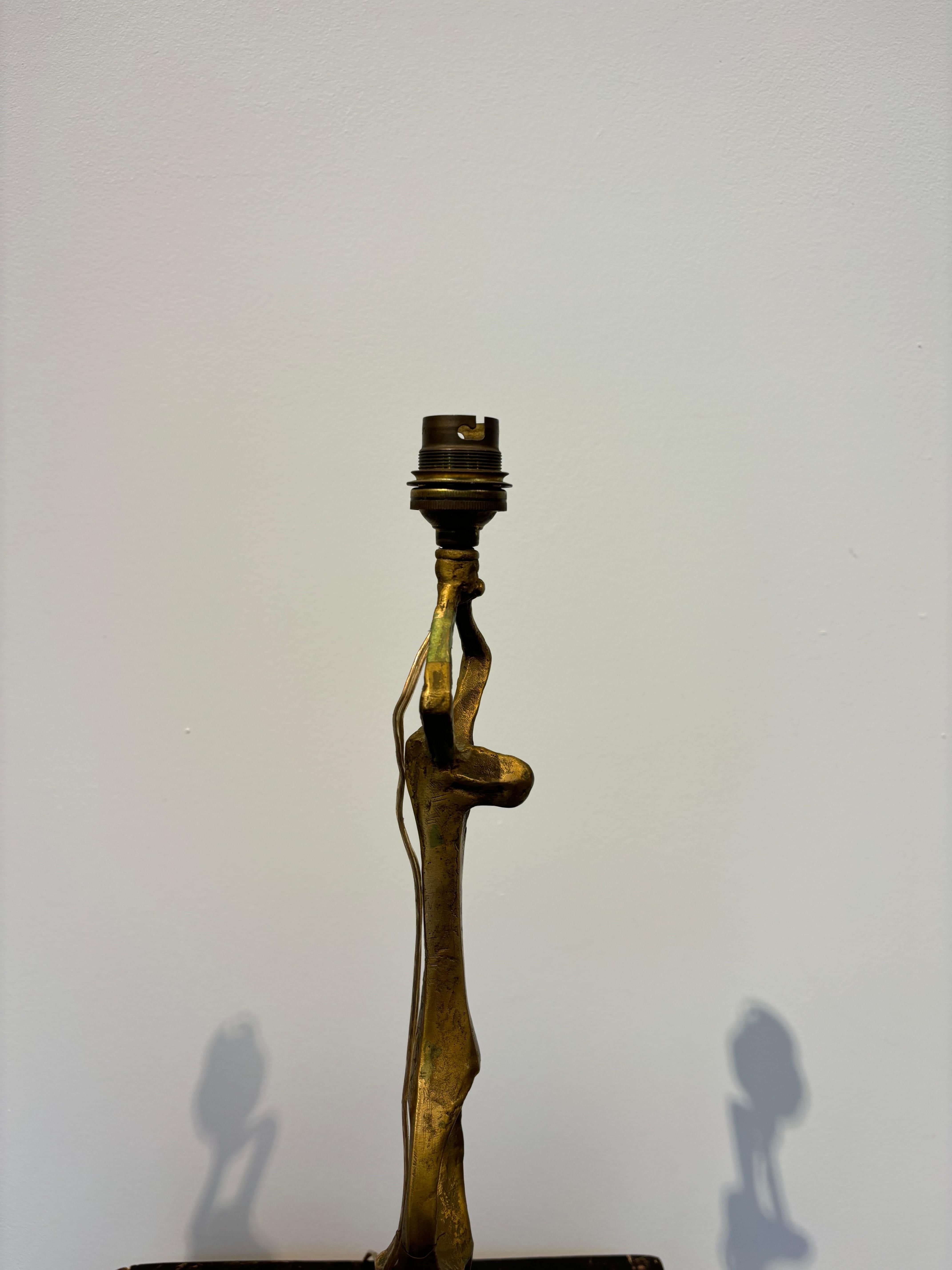 Bronzo Rara lampada Denise Pietra Corbara in vendita