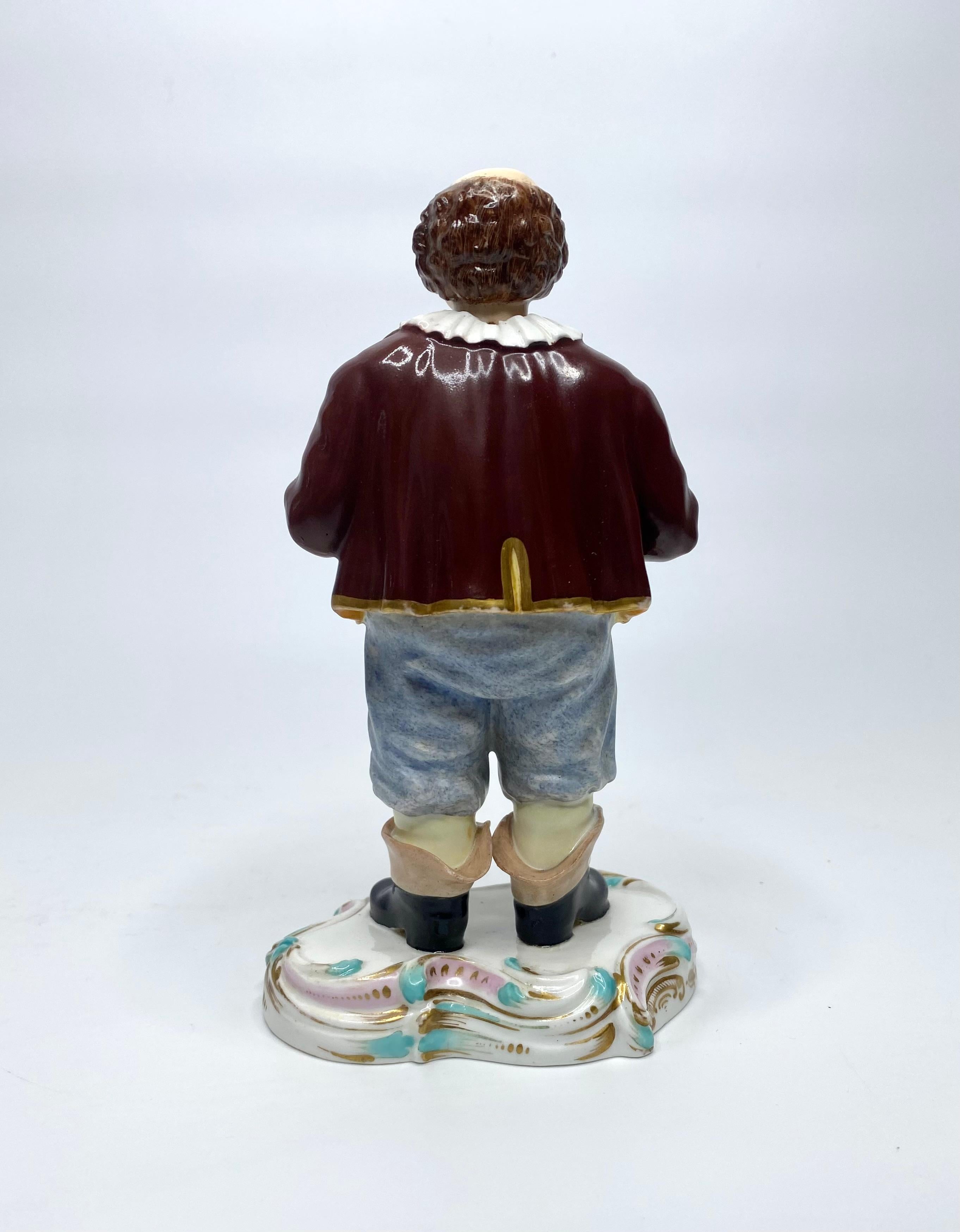 Georgian Rare Derby ‘Nodding’ Figure, Frölich, circa 1840