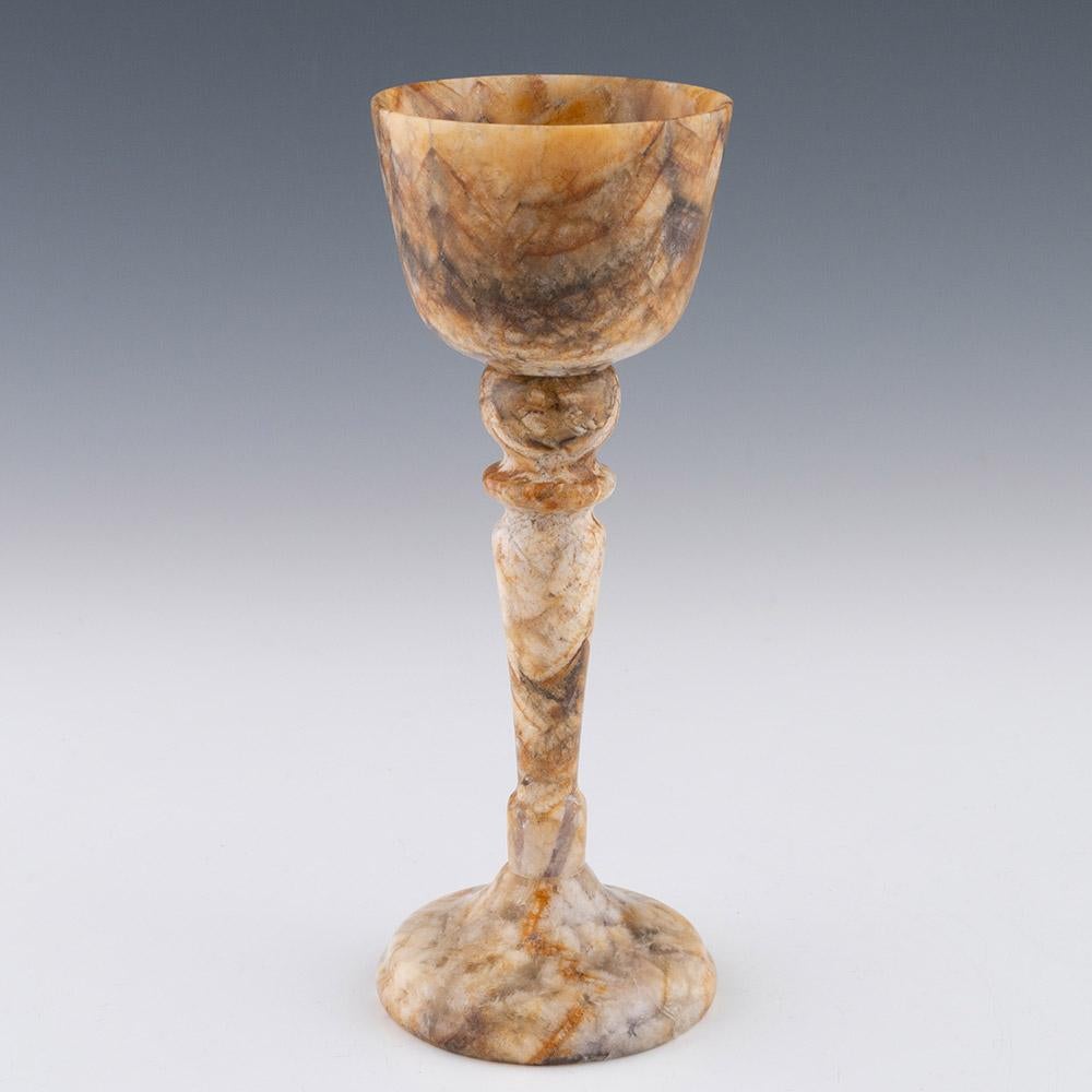 Rare Derbyshire Fluorspar Chalice – Modern In New Condition For Sale In Tunbridge Wells, GB