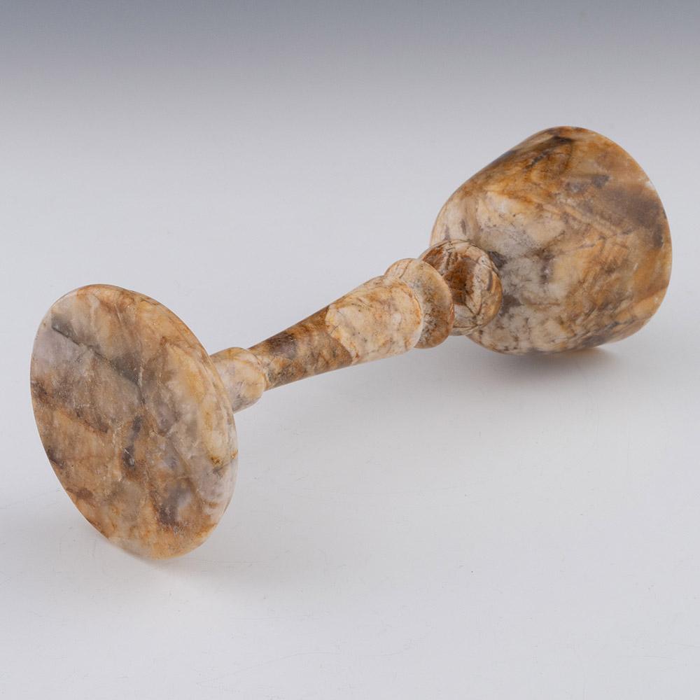 Stone Rare Derbyshire Fluorspar Chalice – Modern For Sale