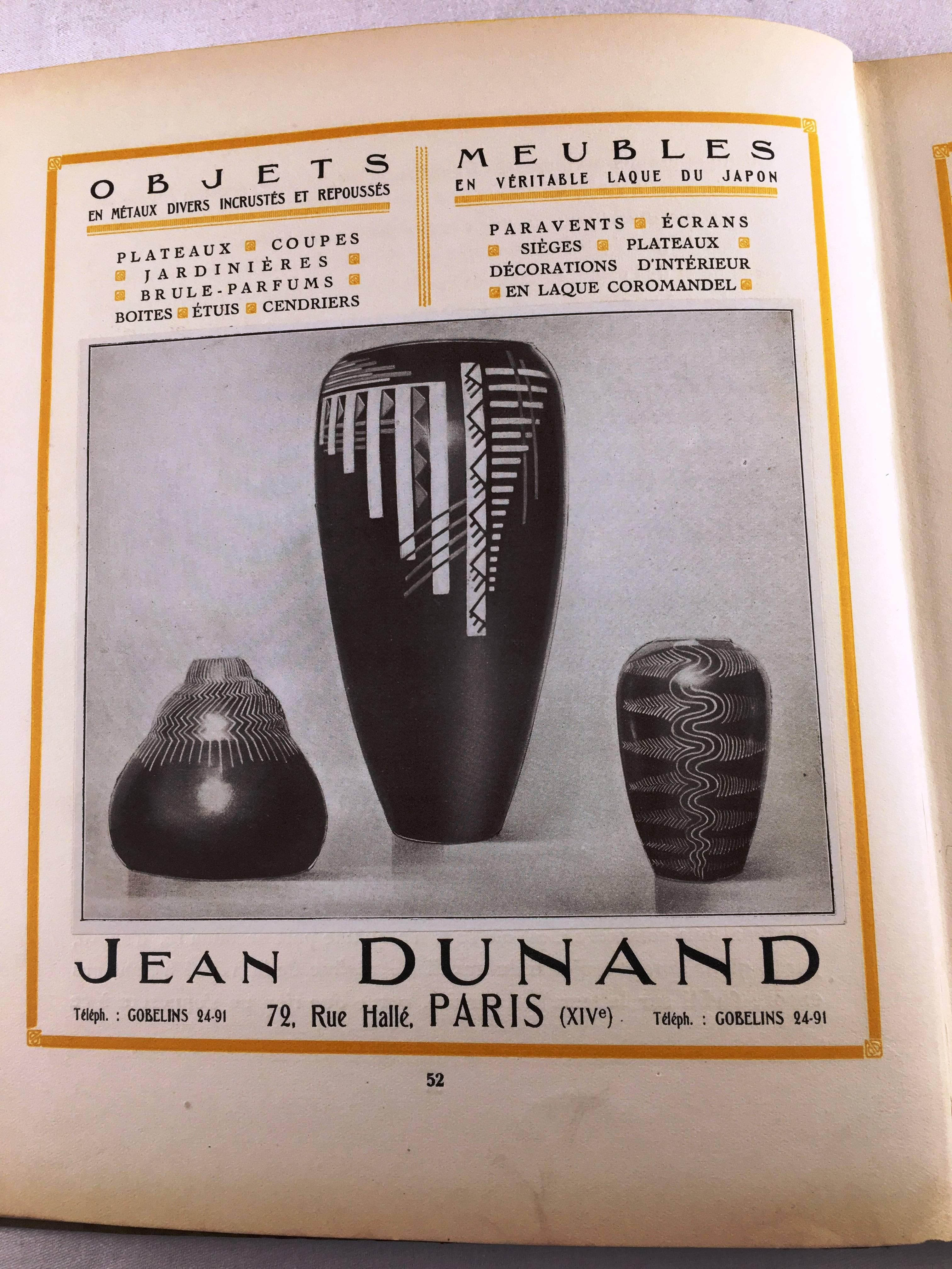 French Rare Design Book, 1925 Decorative Arts Expo, Paris