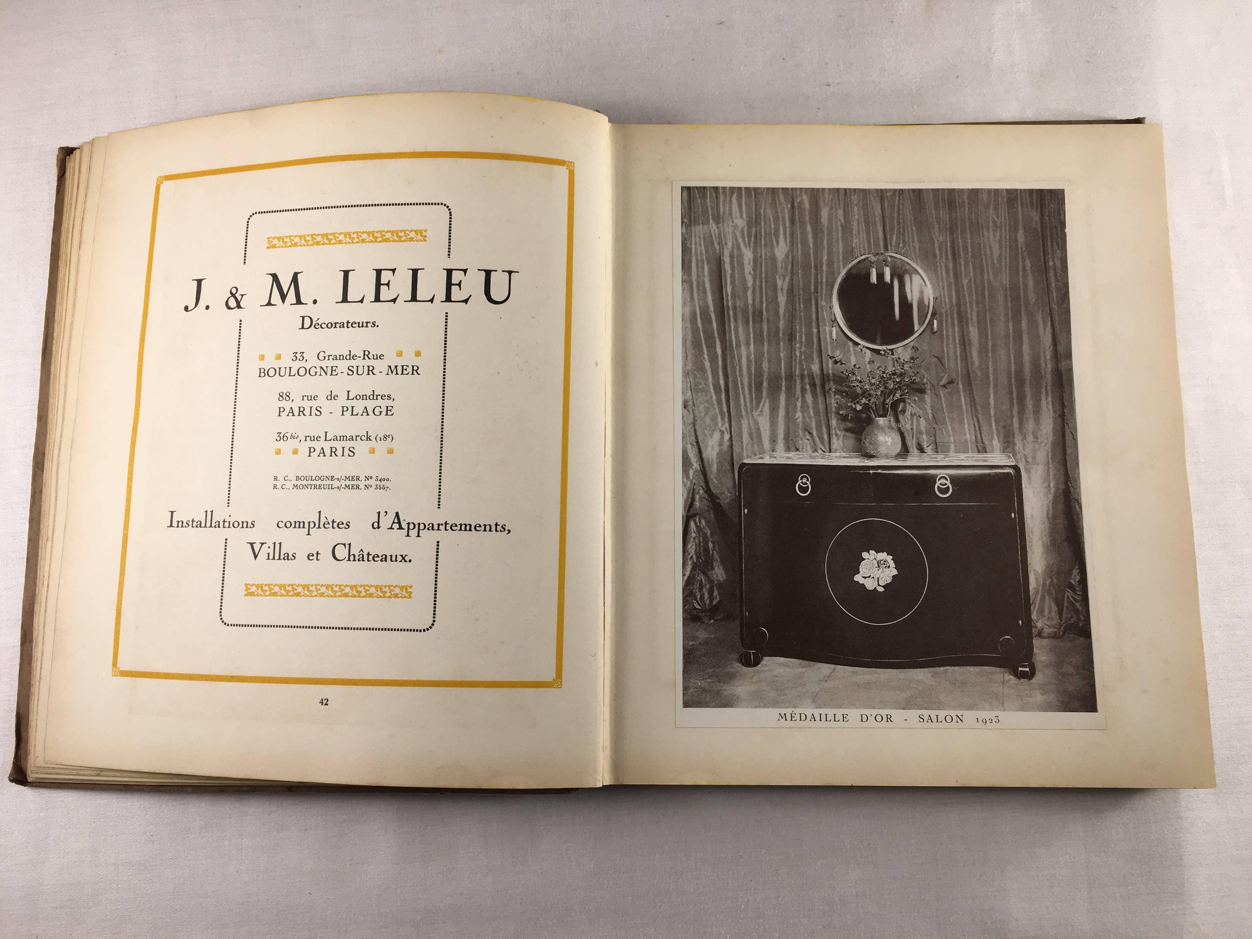 Early 20th Century Rare Design Book, 1925 Decorative Arts Expo, Paris