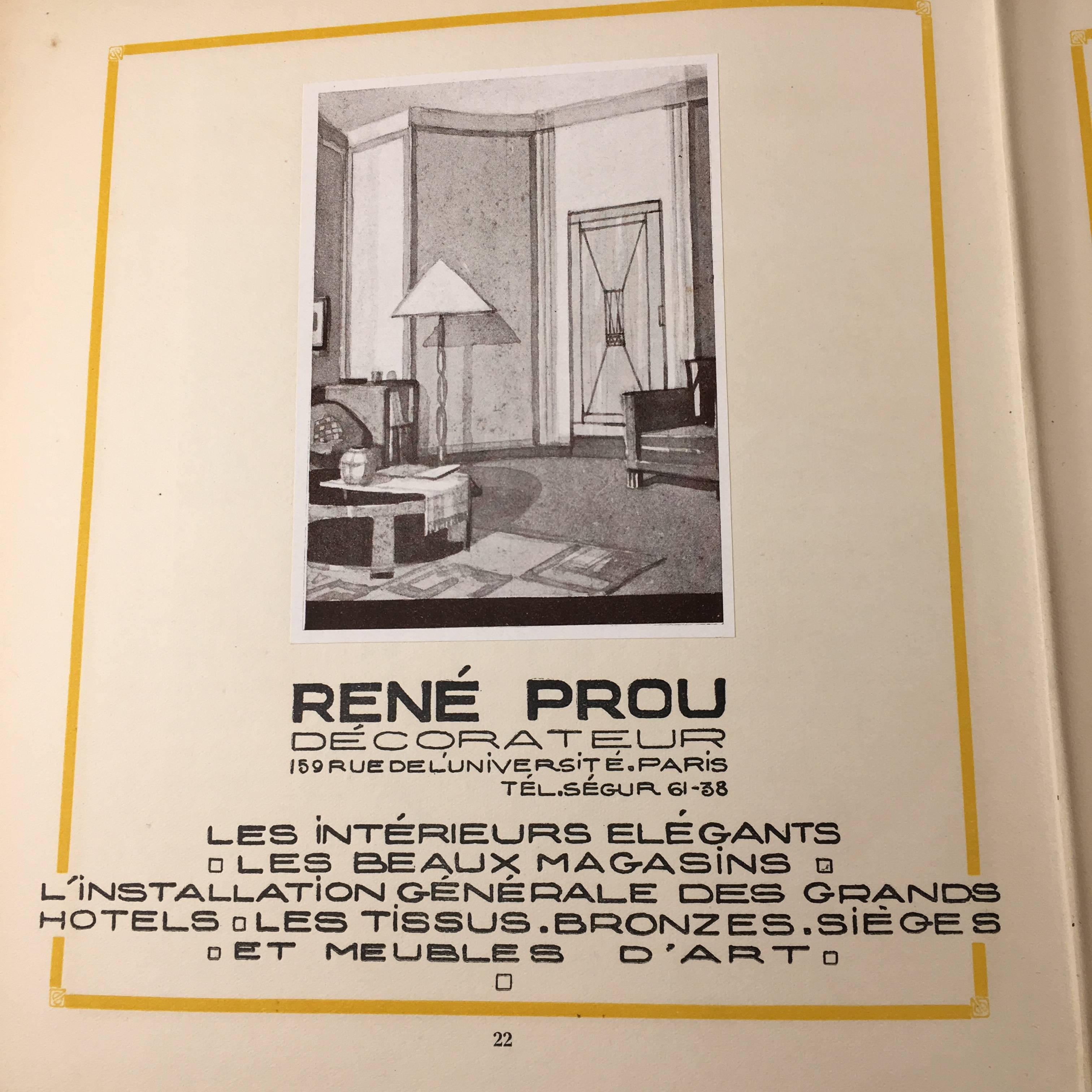 Paper Rare Design Book, 1925 Decorative Arts Expo, Paris