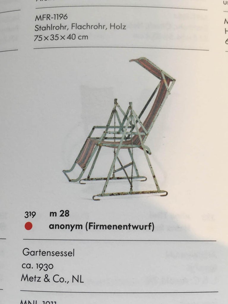 suns outdoor furniture hingham ma on Rare Design Icon Rocking Sun Chair By Metz And Co Vitra Design Museum 1930 For Sale At 1stdibs