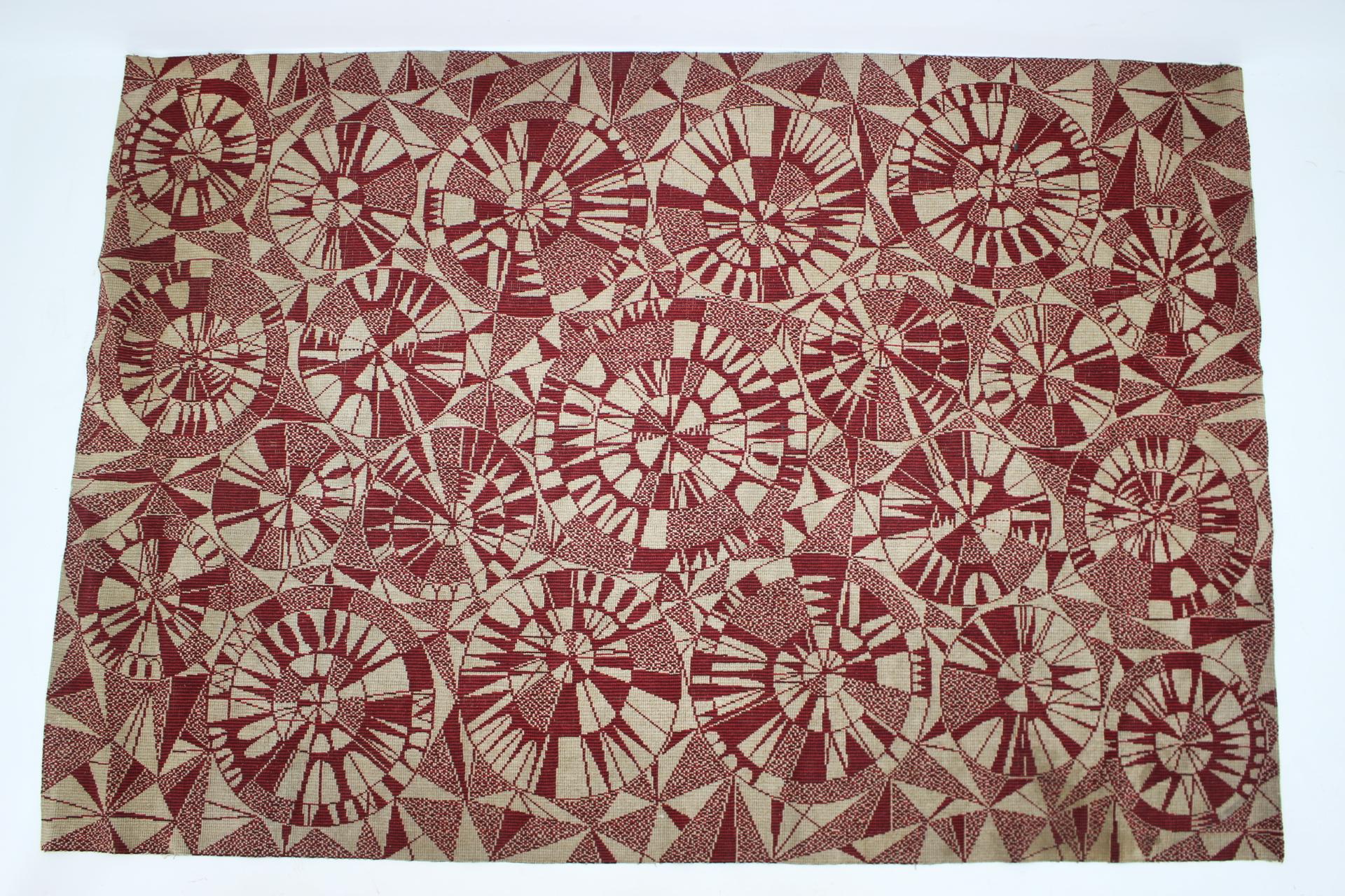 Mid-20th Century Rare Design Organic Abstract Geometric Carpet/Rug in, 1960s For Sale