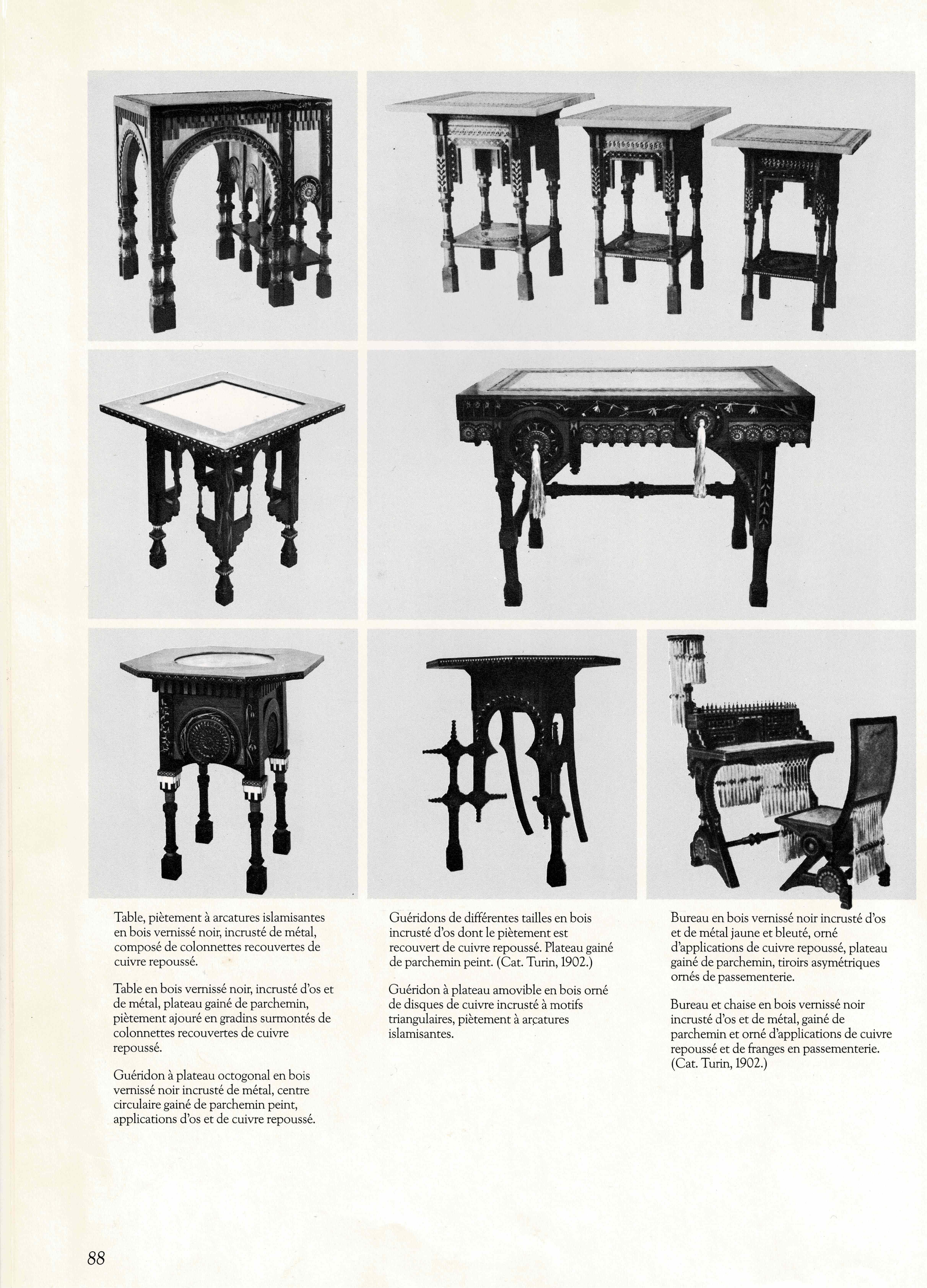 Walnut Rare Desk and Chair by Carlo Bugatti