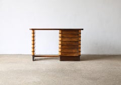 Seltener Schreibtisch, Geatano Borsani zugeschrieben, Italien, 1940er Jahre